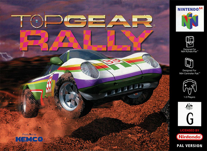 Top Gear Rally — box-2D (AU)