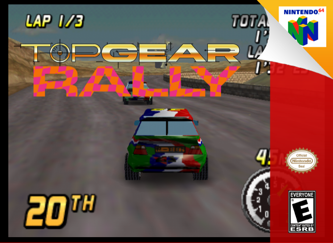Top Gear Rally — box-2D (SS)