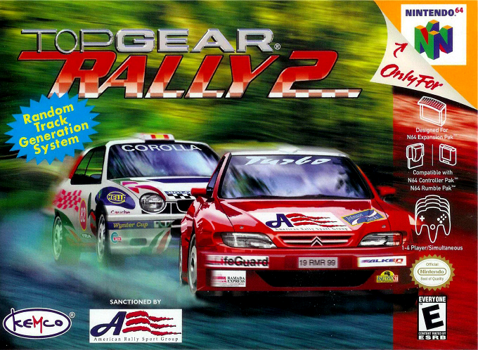 Top Gear Rally 2 box art