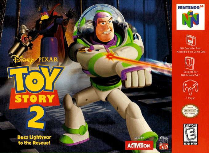 Toy Story 2 - Buzz Lightyear To The Rescue! box art