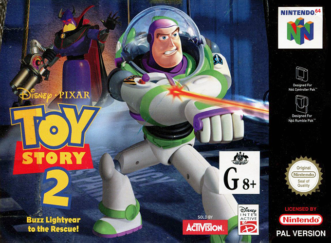 Toy Story 2 - Buzz Lightyear To The Rescue! — box-2D (AU)