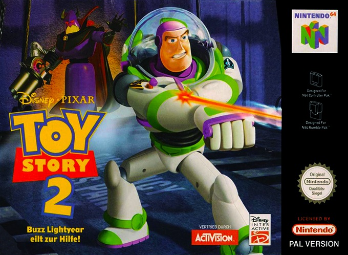 Toy Story 2 - Buzz Lightyear To The Rescue! — box-2D (DE)