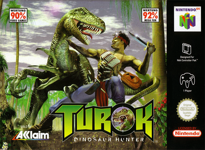 Turok - Dinosaur Hunter — box-2D (DE)