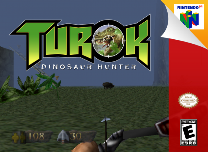 Turok - Dinosaur Hunter — box-2D (SS)