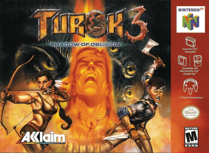 Turok 3 - Shadow Of Oblivion box art