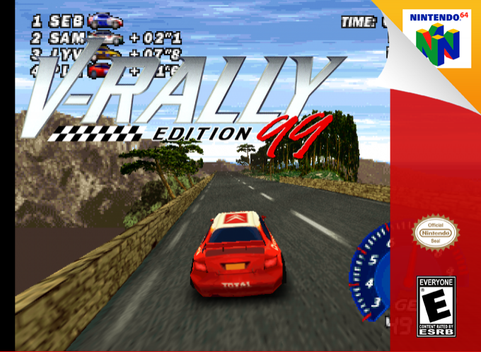 V-rally Edition '99 — box-2D (SS)