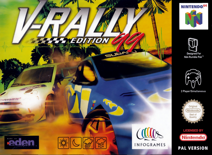 V-rally Edition '99 — box-2D (EU)