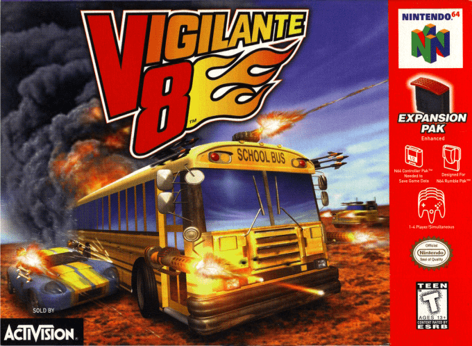 Vigilante 8 box art