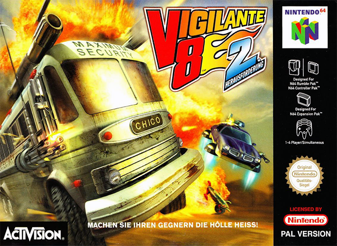 Vigilante 8 - 2nd Offense — box-2D (DE)