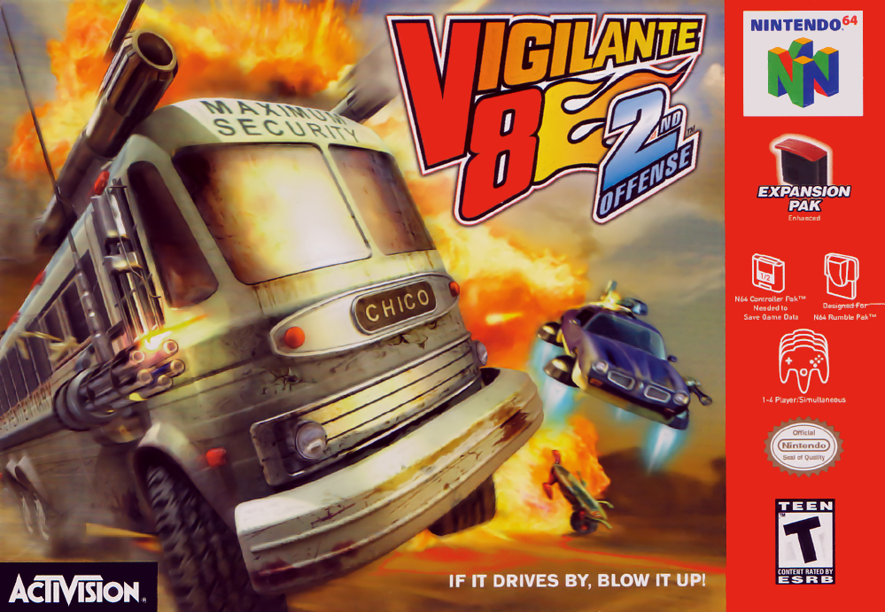 Vigilante 8 - 2nd Offense box art