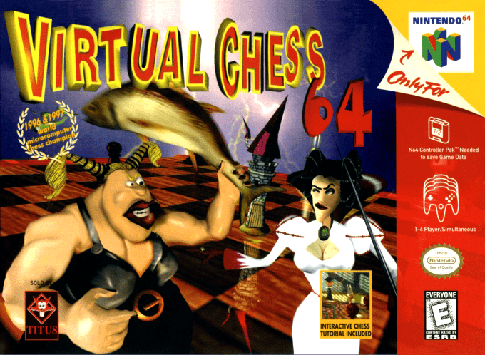 Virtual Chess 64 box art