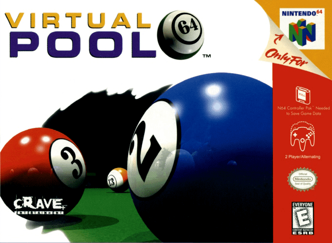 Virtual Pool 64 box art