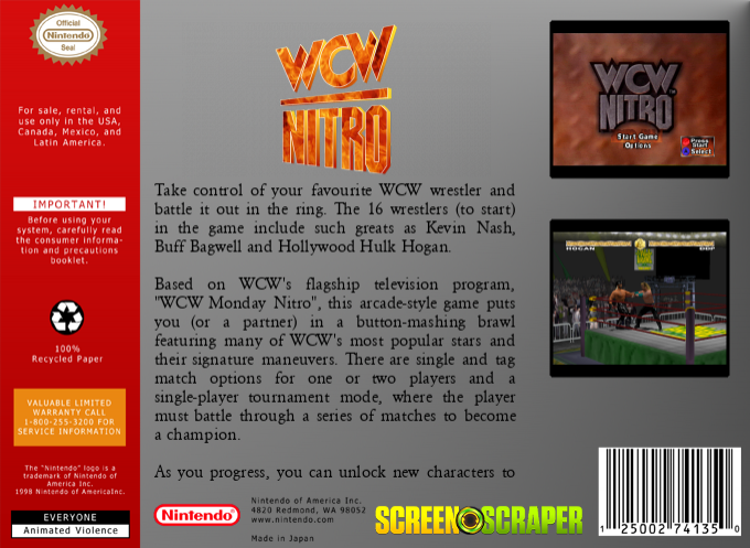 Wcw Nitro — box-2D-back (SS)