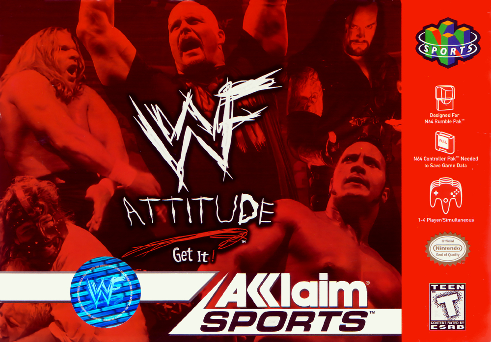 WWF Attitude box art