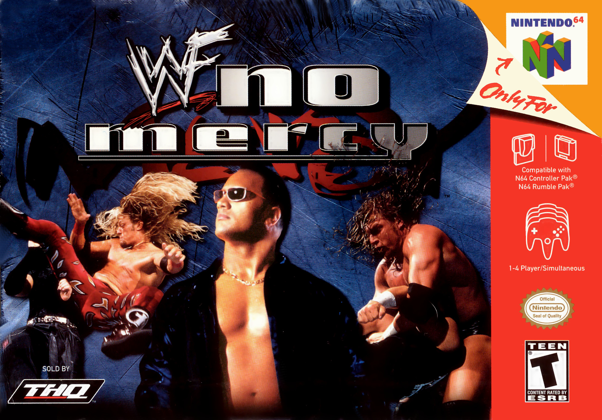 WWF No Mercy box art