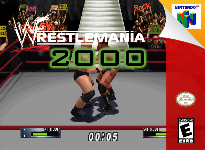 WWF WrestleMania 2000 — box-2D (SS)