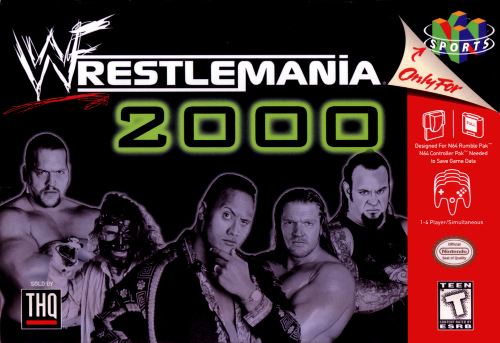 WWF WrestleMania 2000 box art