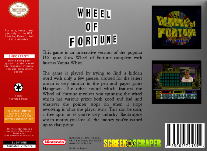 Wheel Of Fortune — box-2D-back (SS)