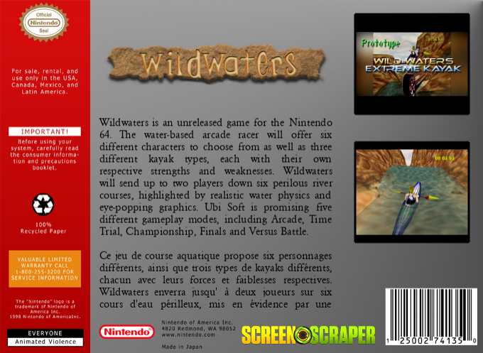 Wildwaters — box-2D-back (SS)