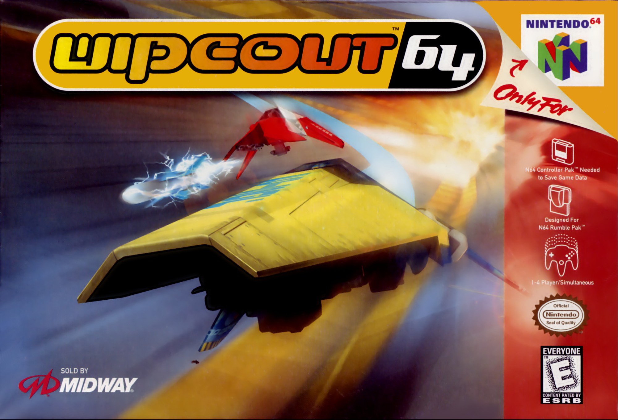 Wipeout 64 box art