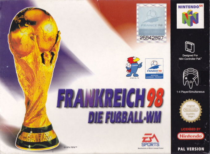 World Cup 98 — box-2D (DE)