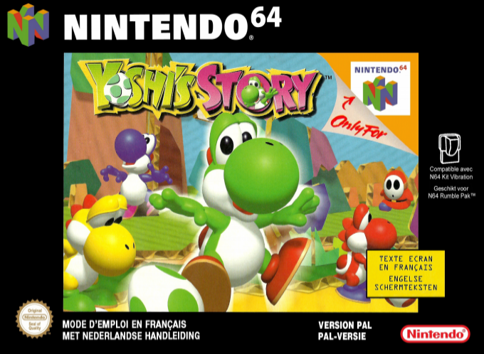 Yoshi's Story — box-2D (EU)