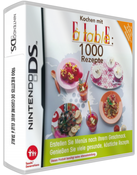 ZZZ(notgame):1000 Recettes De Cuisine Avec Elle À Table — box-3D (DE)