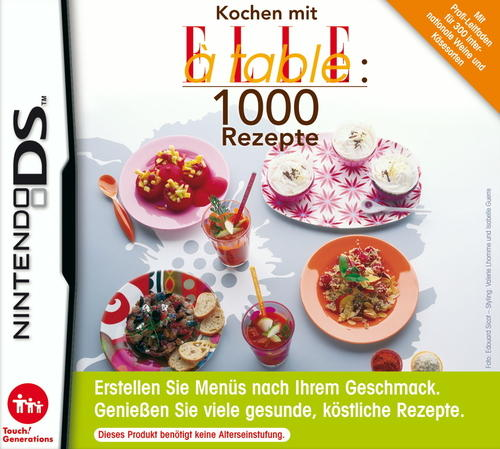 ZZZ(notgame):1000 Recettes De Cuisine Avec Elle À Table box art