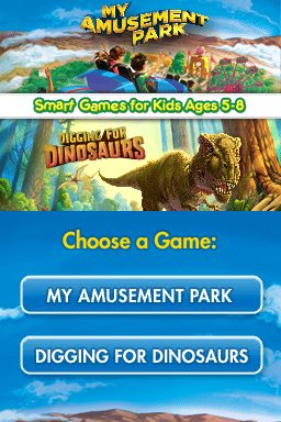 2 Game Pack - My Amusement Park  Digging For Dinosaurs — sstitle (WOR)