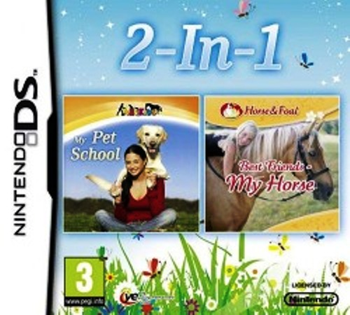2 in 1 - My Pet School + Best Friends - My Horse box art