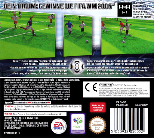Coupe Du Monde De La Fifa 2006 — box-2D-back (DE)