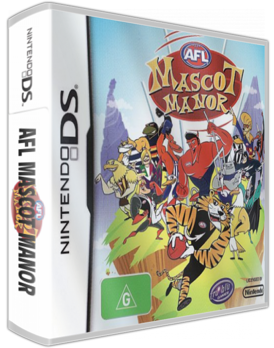 Afl Mascot Manor — box-3D (EU)