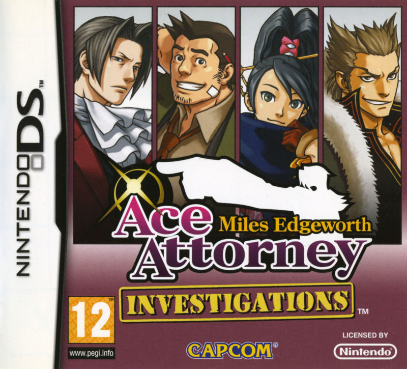 Ace Attorney Investigations - Miles Edgeworth — box-2D (EU)