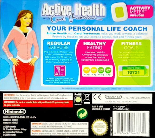Active Health With Carol Vorderman — box-2D-back (EU)