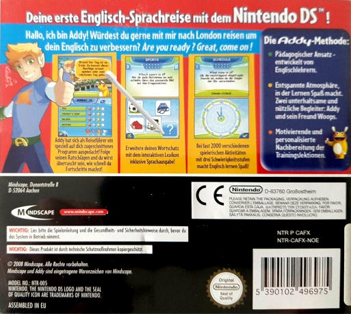 Addy - Do You Speak English — box-2D-back (DE)