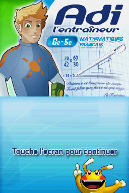 Adi L'entraineur - Mathematiques, Francais 6e And 5e — sstitle (WOR)