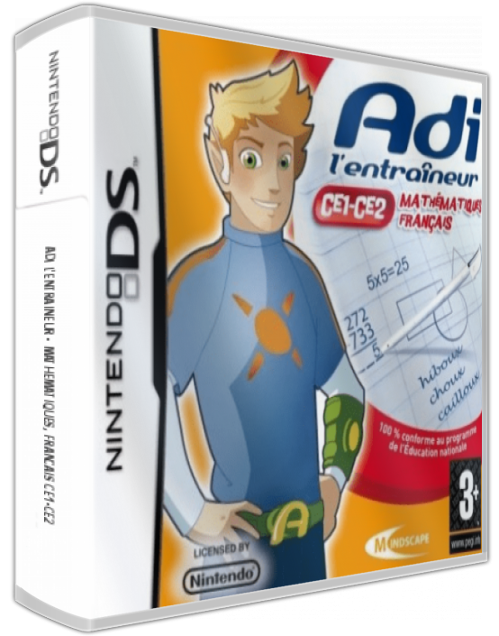Adi L'entraineur - Mathematiques, Francais Ce1-ce2 — box-3D (FR)