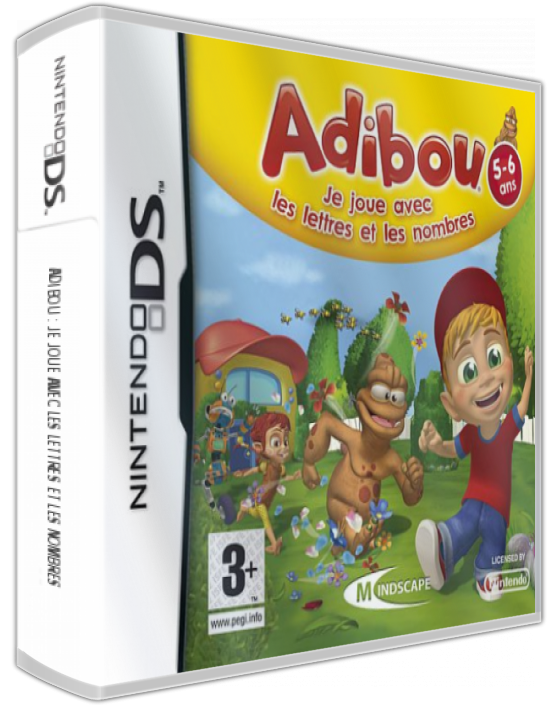 Adibou - Je Joue Avec Les Lettres Et Les Nombres — box-3D (FR)