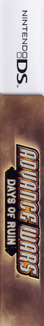 Advance Wars - Dark Conflict — box-2D-side (US)