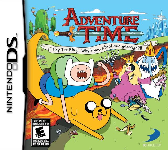 Adventure Time - Hey Ice King! Why'd You Steal Our Garbage?! box art