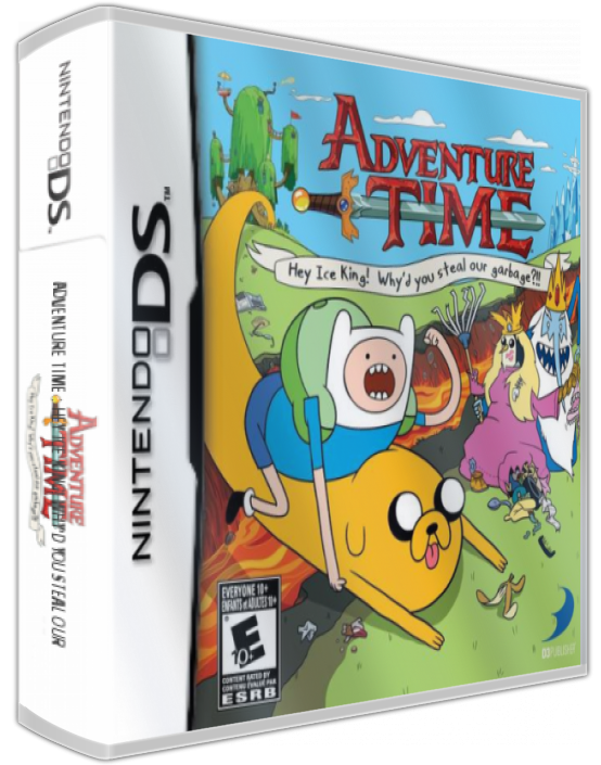 Adventure Time - Hey Ice King! Why'd You Steal Our Garbage?! — box-3D (US)
