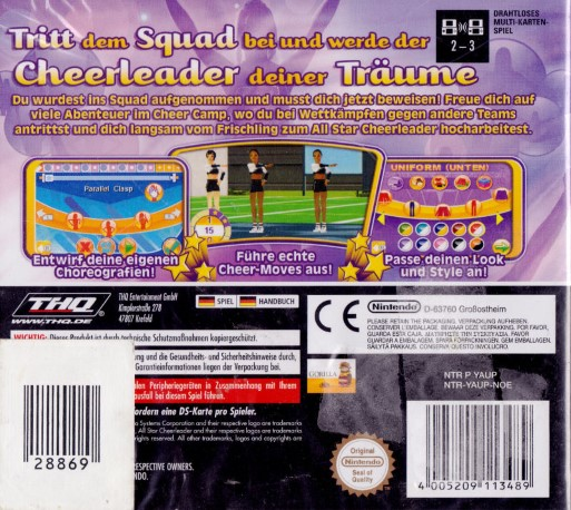 All Star Cheer Squad — box-2D-back (DE)