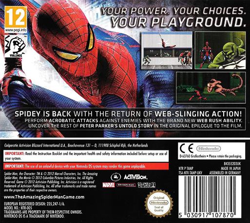 Amazing Spider-man, The — box-2D-back (EU)