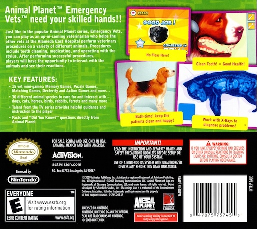 Animal Planet - Emergency Vets — box-2D-back (US)