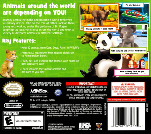 Animal Planet - Vet Life — box-2D-back (US)