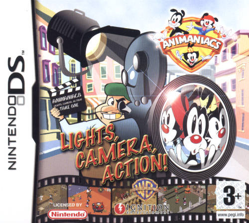 Animaniacs - Lights Camera Action ! box art