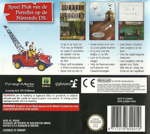Annie M.g. Schmidt's Pluk Van De Petteflet — box-2D-back (EU)