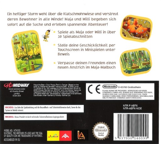 Bee Game, The — box-2D-back (DE)