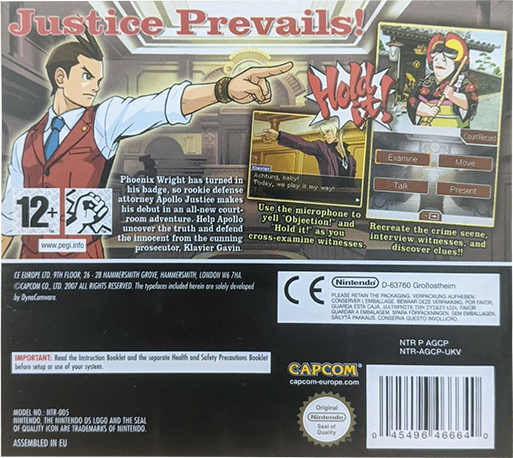 Apollo Justice - Ace Attorney — box-2D-back (EU)