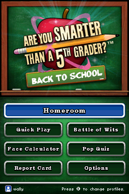 Are You Smarter Than A 5th Grader ? Back To School — sstitle (WOR)